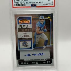2023 Contenders - Rookie Playoff Ticket Variation Sam LaPorta #131 /149 (AU, RC)