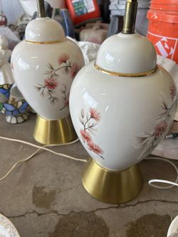 Matching Vintage Lamps