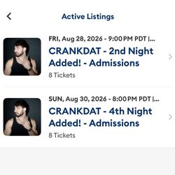Crankdat August 23,30