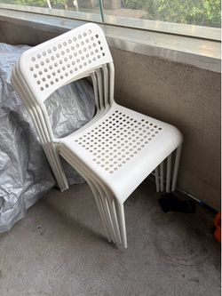 White chairs