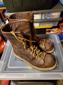 Carolina size 7 steel toe boots