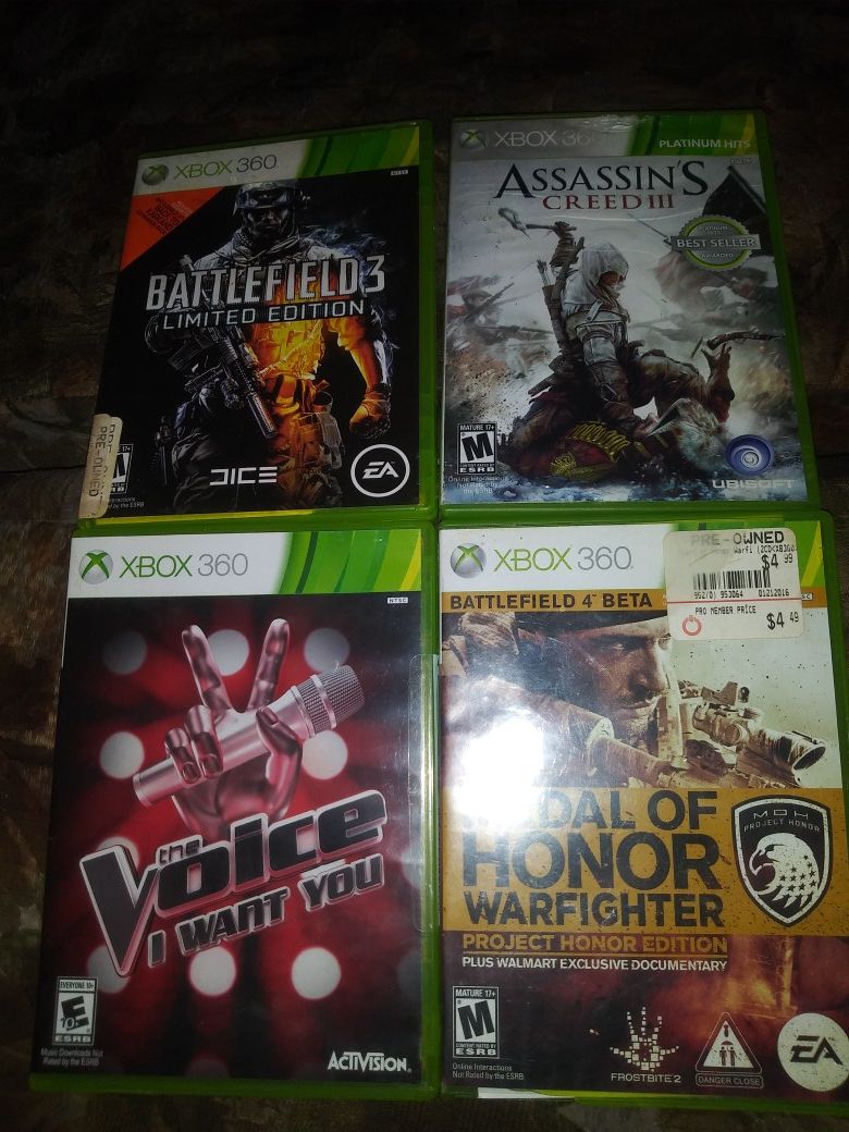 Xbox 360 games