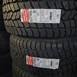 (4) 35X12.50R20 Summit A/T Tires 35 12.5 20 Inch AT 10-ply LT E Rated 