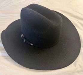 Cody James 3X Black Wool Felt Cowboy Hat – Size 7 1/2