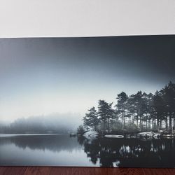 Lake Landscape Canvas Frame