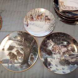 Wolf Limited Edition Plates Mm