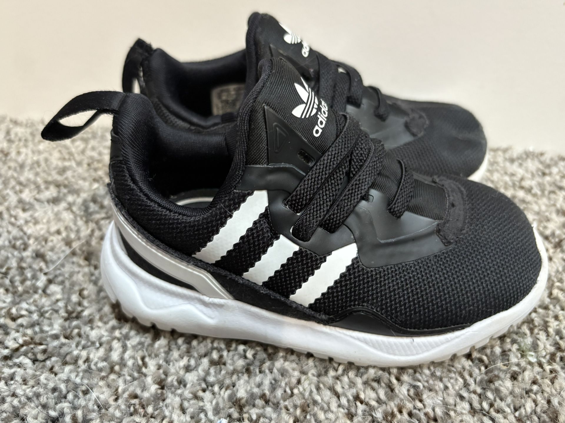 Adidas Black Toddler Slip On Sneaker Size 6c