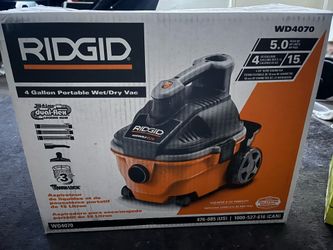 Ridgid portable vacuum + auto detailing kit