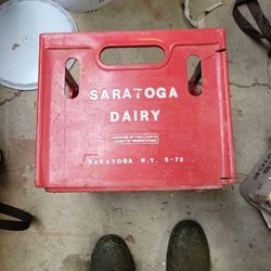 Saratoga Dairy Milk box 1973