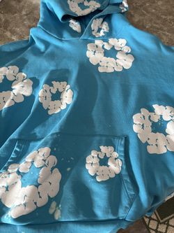 Denim tears, light blue, medium size, used