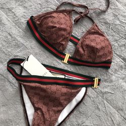 Fashion women’s 2 pieces bikini swimsuit, size L