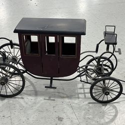 Wooden Carolers Stagecoach 