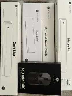 Full Gift Set Sent Me By Keychron Including Mouse And Desk Accessories 