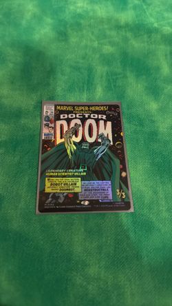 Doctor Doom Comic Book Art Magic the Gathering