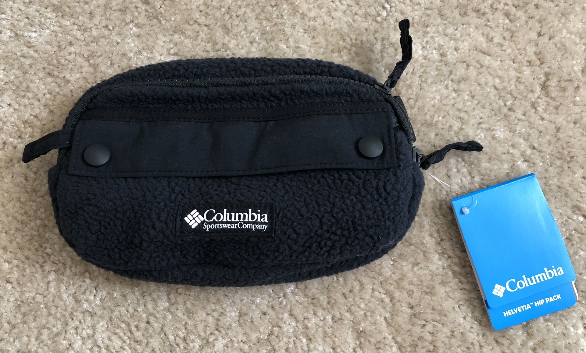 Columbia Helvetia Hip Pack (Black) - Fleece - Cross Body Bag / Fanny Pack