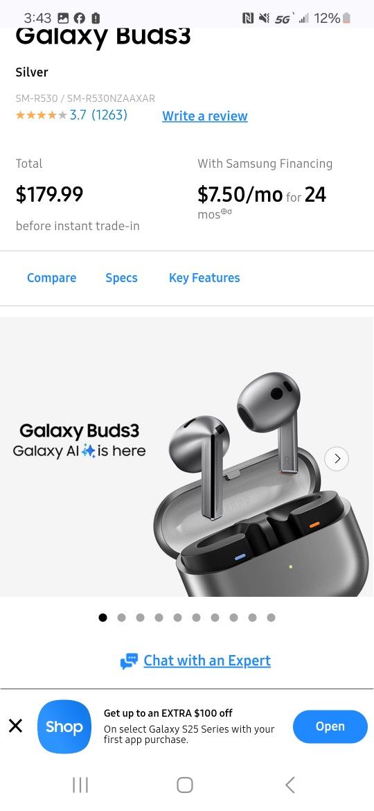 New Samsung Buds 3