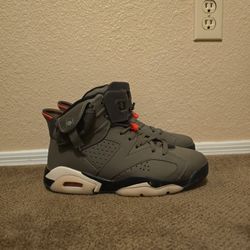 Jordan 6 Retro Olive Green Travis Scotts