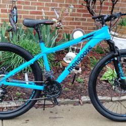 Like New 27.5" Mongoose Dual Disc Brakes Front Fork Suspension Trigger Shifter Medium Size Frame 