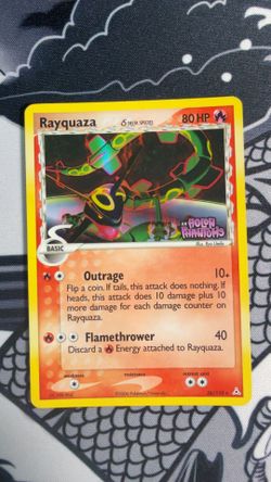 Rayquaza Delta Species Reverse Holo Stamped