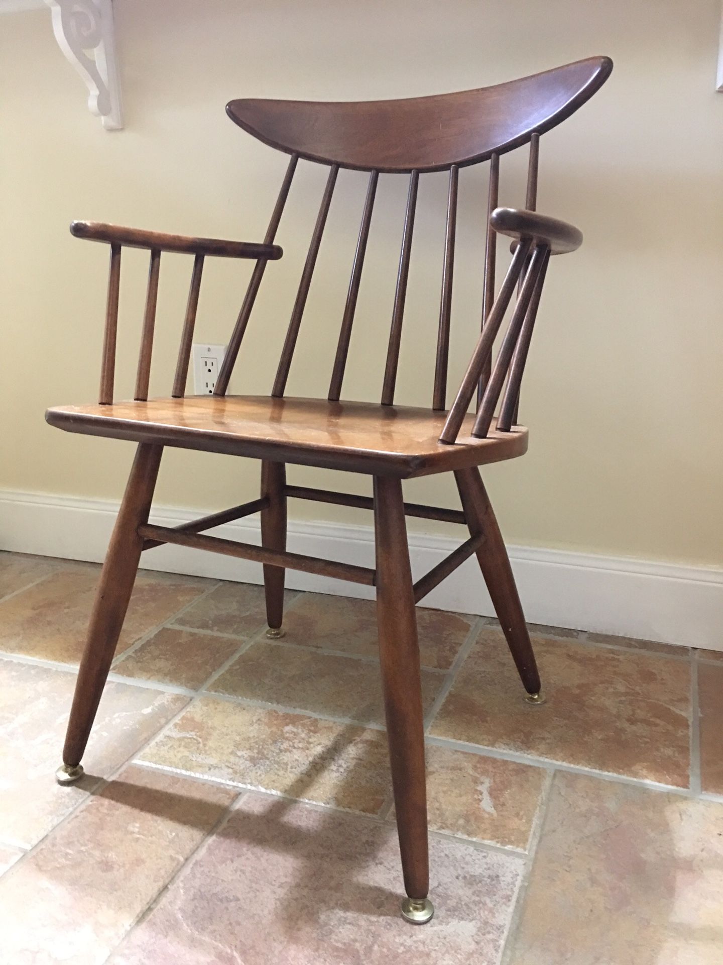 Mid Century Modern Conant Ball Windsor Captain’s Chair