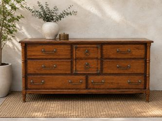 THE HONEY & CHESTNUT EIGHT-DRAWER DRESSER