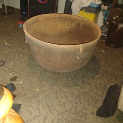 Antique Coldren Pot Least 1950 4 Handle 3 Let's Exllanet Condition 20 Pot