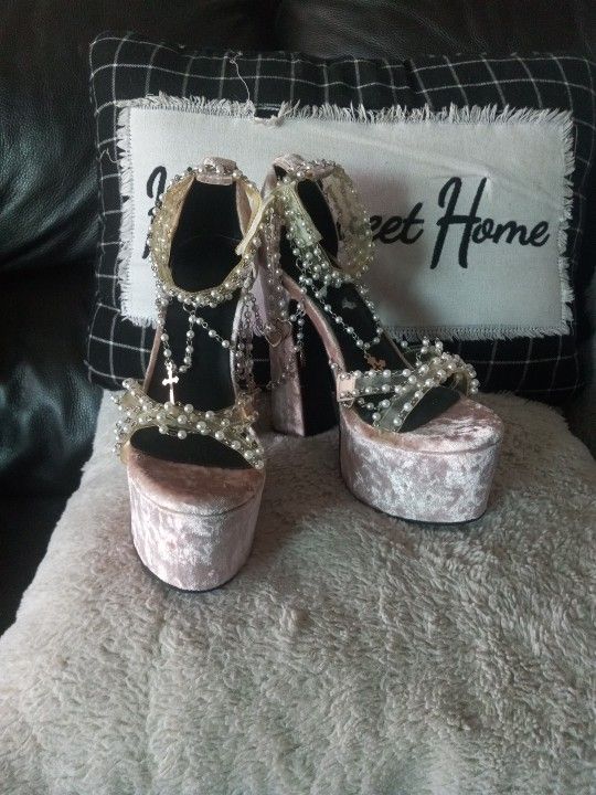 #women's #high Heels #sugar Thrillz Brand #size 8 #pink #