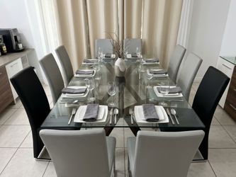 8 person dining table