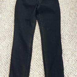J Branduarte Women’s Black Lace-up Ankle Pants Jeans Women’s Size 32