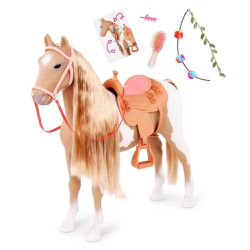 Horse for 18" Dolls, With Hair Accessories — New In box!