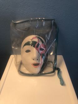 Vintage 1981 Vandor Pelzman Design Ceramic Face Mask Wall Decor Made In Japan