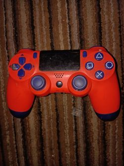 Sunset orange ps4 comtroller