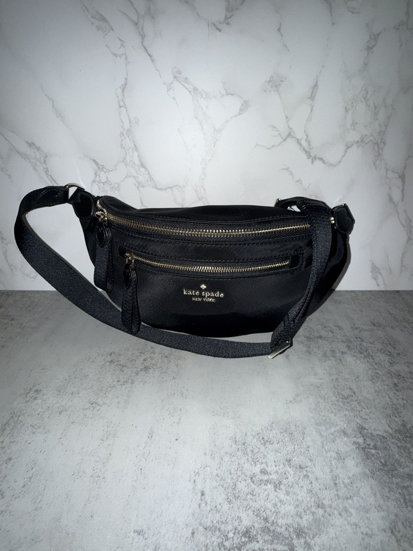 Kate Spade Black Nylon Belt/Bum Bag Fanny pack