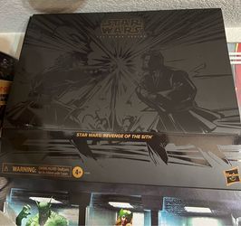 Hasbro sdcc Star Wars black series Anakin vs obi wan