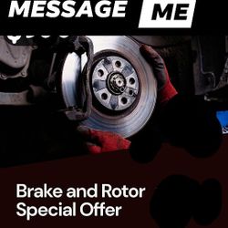 NEW BRAKE AND ROTORS 