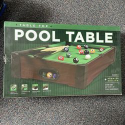 Mini Pool Table