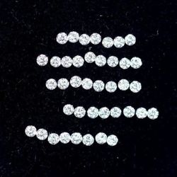 0.54Ct 1.1mm D-F Brilliant Round VS Loose Diamond 85 pcs - Australian Diamond - Round Shape Lot