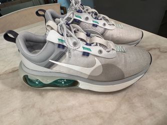 Nike Air Max 2021 Men’s Gray/White/Teal Running Shoes Sneakers - Size 10