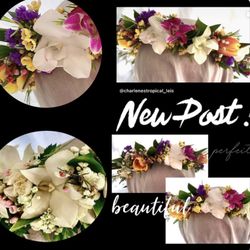 Hawaiian Leis And Head Crown