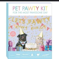 Pet Pawty Birthday Kit, For Dogs And Cats NEW