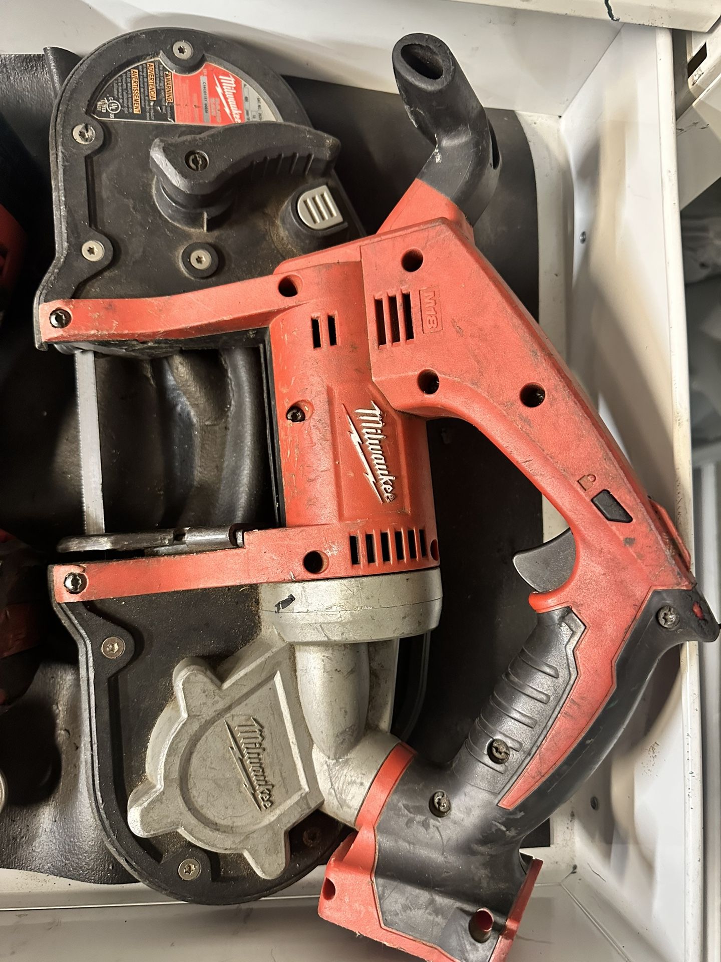 Milwaukee Band Saw Angle Drill Drywall Tool 