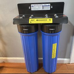 iSpring WGB22B-KS 2-Stage Whole House Water Filtration System