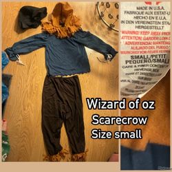 Scarecrow from Wizard of Oz costume kids size small 4–5 $15