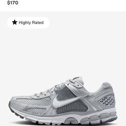 Nike Vomero 5 (SIZE 12.5) Wolf Grey/Metallic Silver/Cool Grey/White FJ4151-003