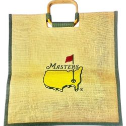 Augusta National Masters Golf Tournament Jute Tote Bag