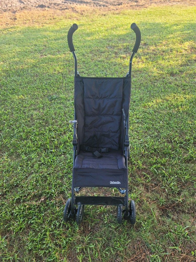Kolcraft Cloud Black Foldable Stroller
