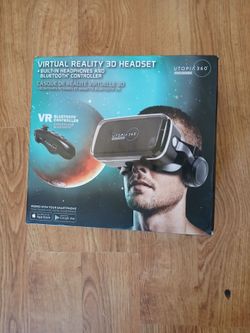 Utopia 360 Pro Series VR Headset with Bluetooth Controller