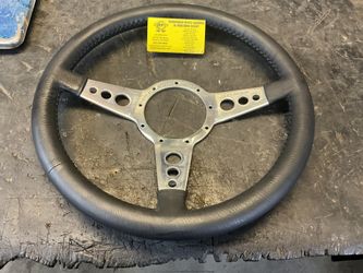 Lecarra 14 Inch GT Steering Wheel Black Leather