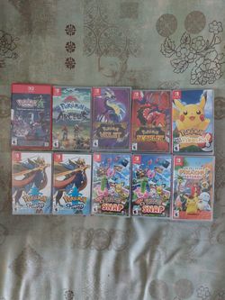 Pokemon Nintendo Switch Games 