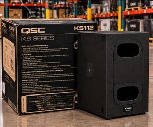 QSC Compact Powered 12" Subwoofer Cabinet KS112 with DSP 2000 Watts KS112